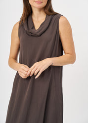 Golf jumpsuit snap-down dark gray