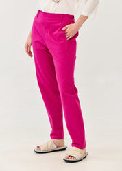 מכנס בייסיק כיסים ורוד פוקסיה