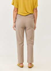 Classic trousers, zip and button closure