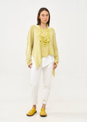 Mustard oversized batwing knit
