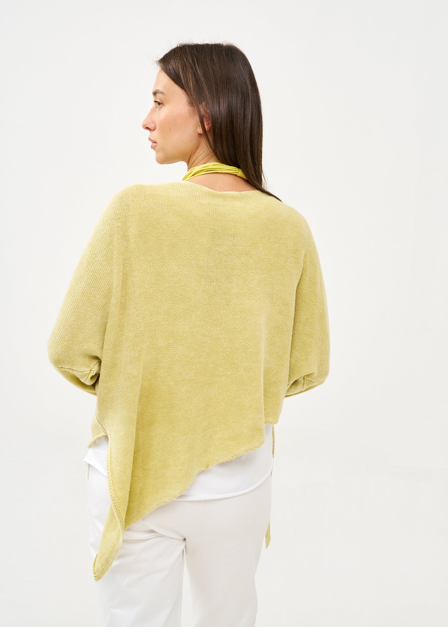 Mustard oversized batwing knit