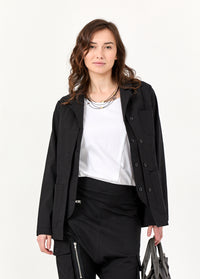Black two-layer jacket - 00