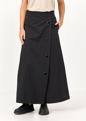 Black large wrestling skirt pants