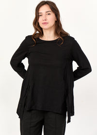 Shirt external seams long sleeve black - 00