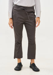 Dark gray knee-length pants