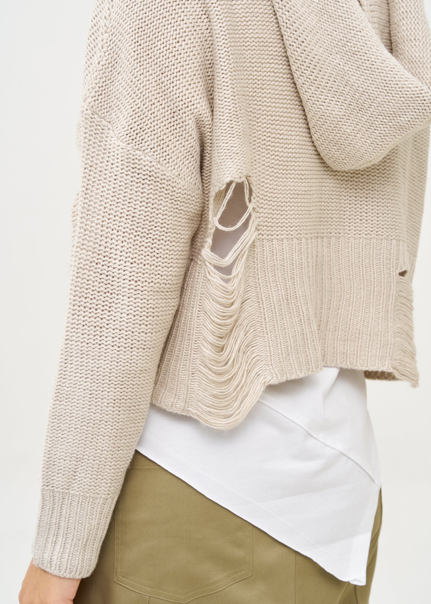 Knit with a Froma Stone extension cap