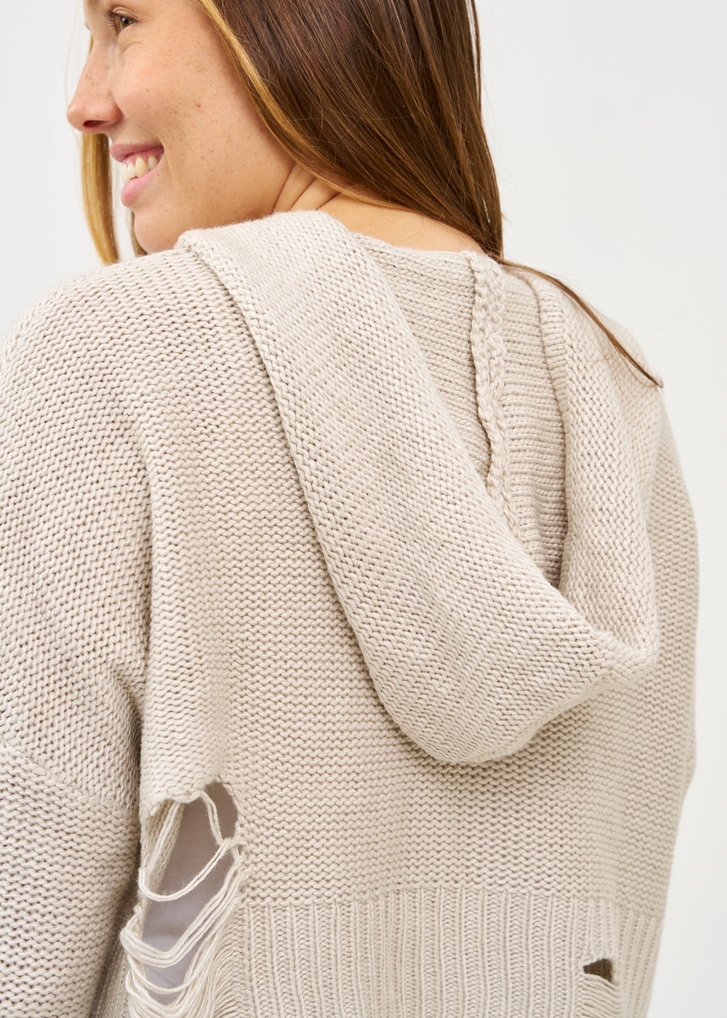 Knit with a Froma Stone extension cap