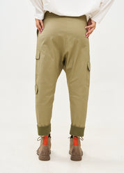 Boy's pants with pockets, brown color combination