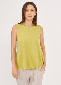 Light green long back triangle top - 00