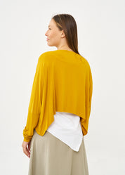Mustard slim long sleeve shirt 