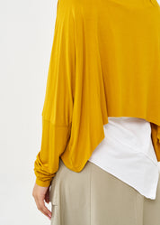 Mustard slim long sleeve shirt 