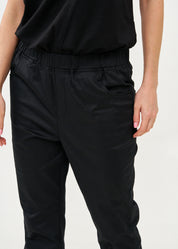 Long pants with elastic top 5 pockets black