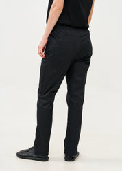 Long pants with elastic top 5 pockets black