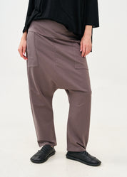 Gray high waisted baggy pants