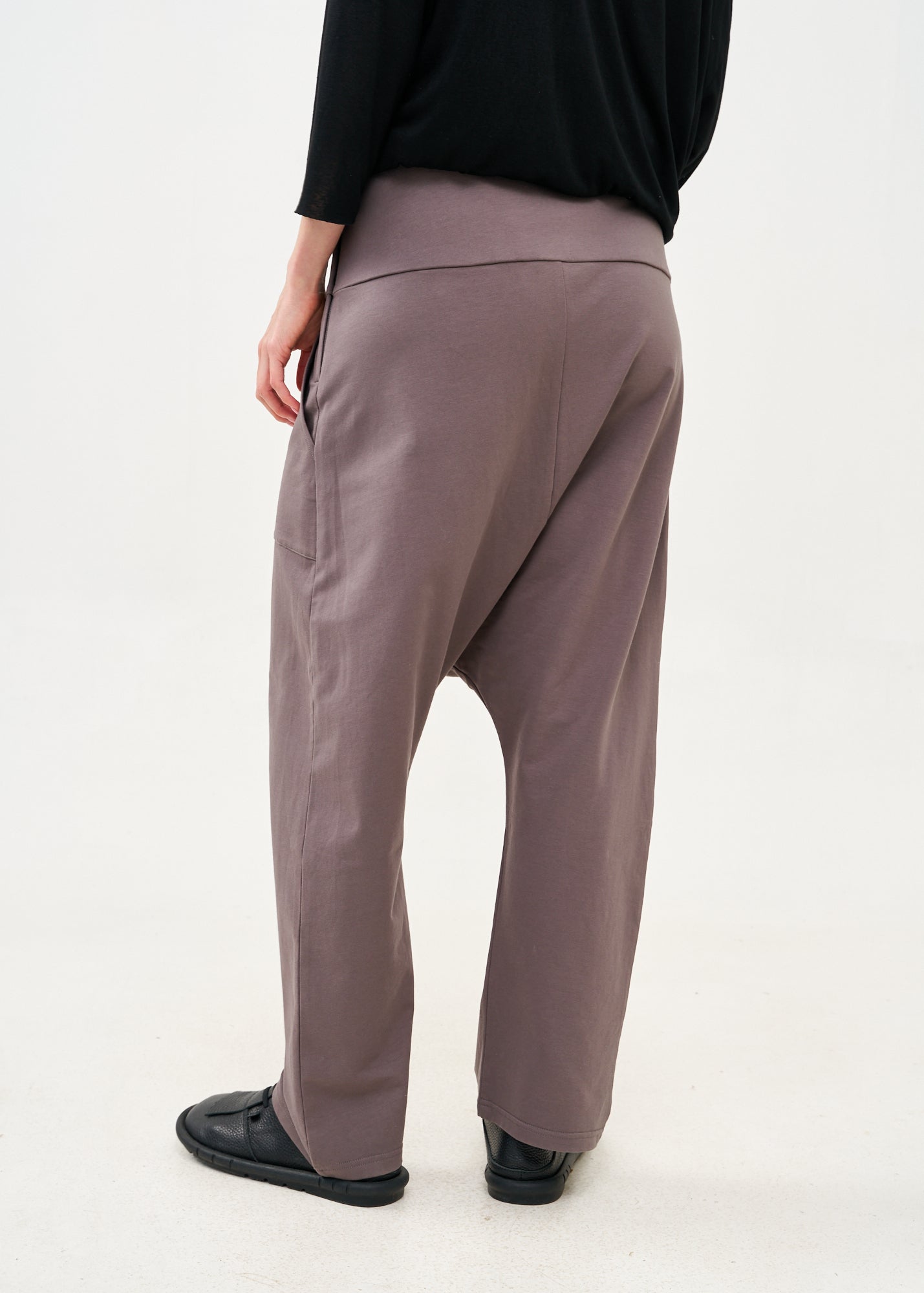 Gray high waisted baggy pants
