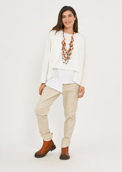 White long sleeve oversized shirt