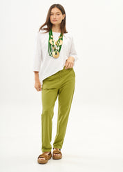 Boy's T-shirt Pants with Buttons Green