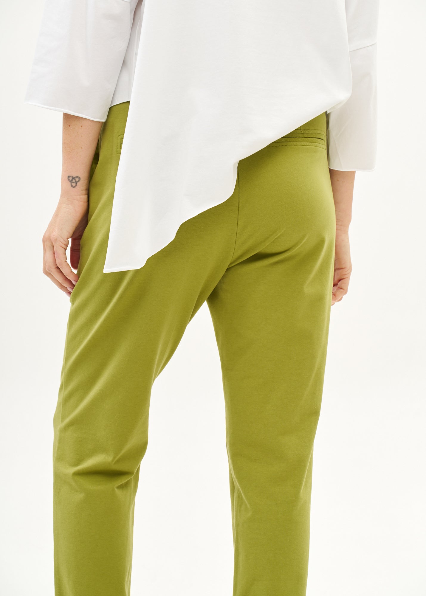 Boy's T-shirt Pants with Buttons Green