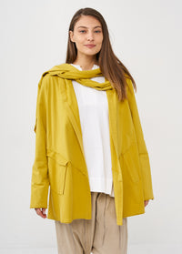 Mustard Wash Scarf Top - 01