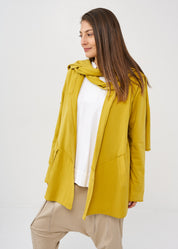 Mustard Wash Scarf Top
