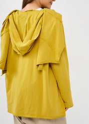 Mustard Wash Scarf Top