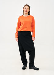 Black t-shirt baggy pants with kangaroo pocket