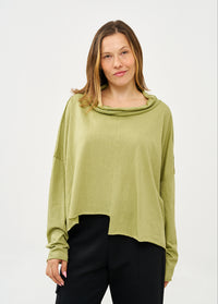 Green glitter turtleneck shirt - 99