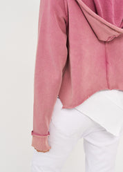 Open wash top, combination of a rib and a pink wash hat