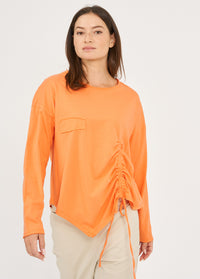 Pocket-like shirt and orange shrink - 00