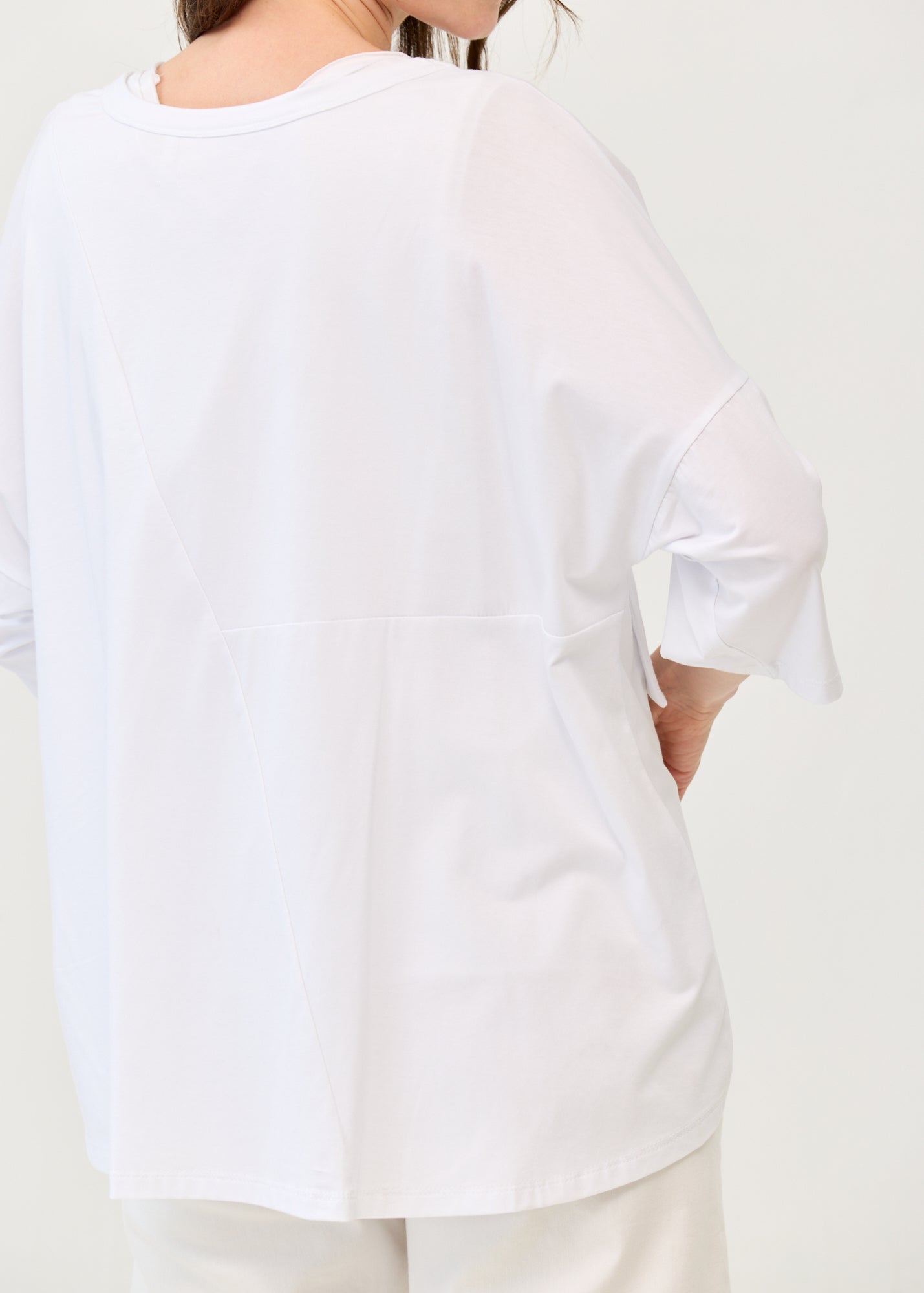 White Graded Flap T-Shirt