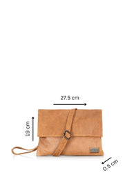 Brown Wash Magnetic Clapham Evening Bag