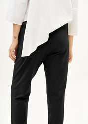Boy's T-shirt Pants with Buttons Black