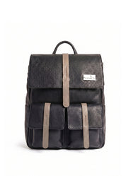 Backpack, front pockets, black color combination