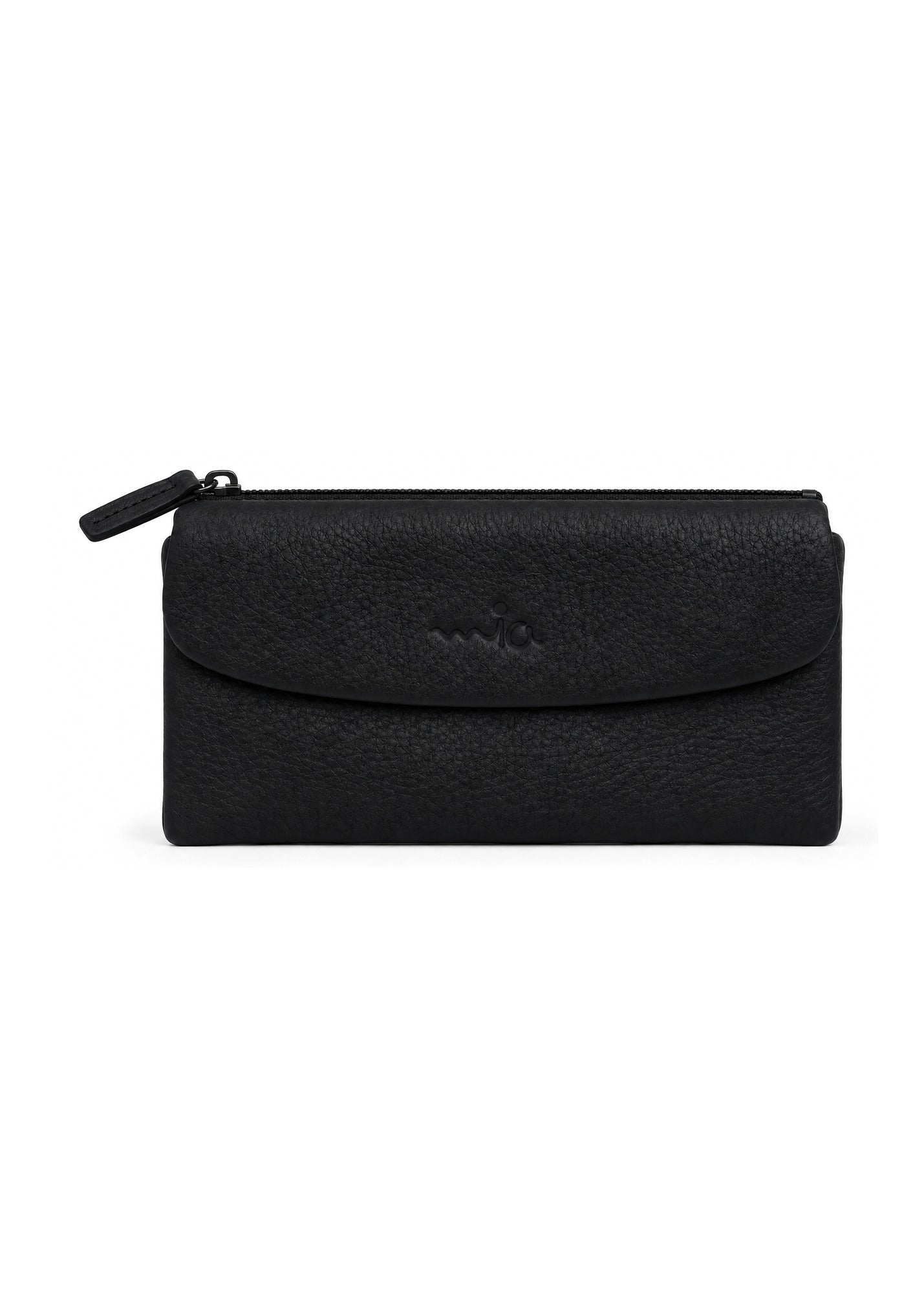 Black Zipper Wallet and Clutch