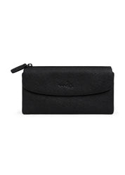 Black Zipper Wallet and Clutch