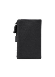 Snap-flap wallet, black