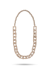 Stone recycled paper loop chain - 99