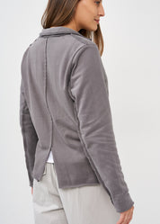 Dark gray outer stitching blazer