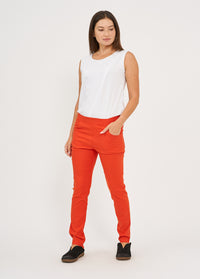 Orange rubber top tight pants - 00