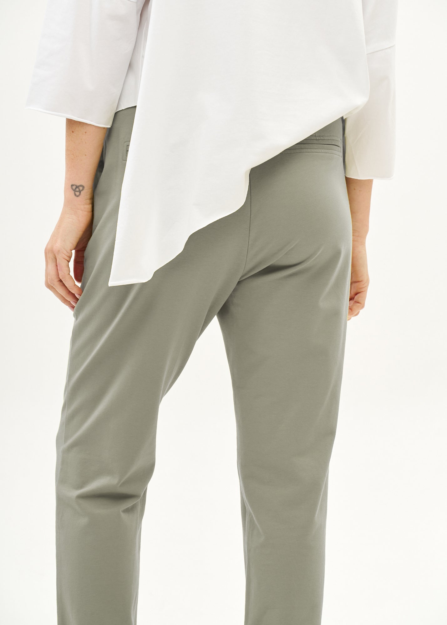 Boy's grey button-down t-shirt pants