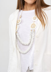 White outer stitching blazer