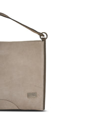 Color combination leather side bag and Arrancon Stone