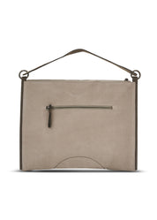 Color combination leather side bag and Arrancon Stone
