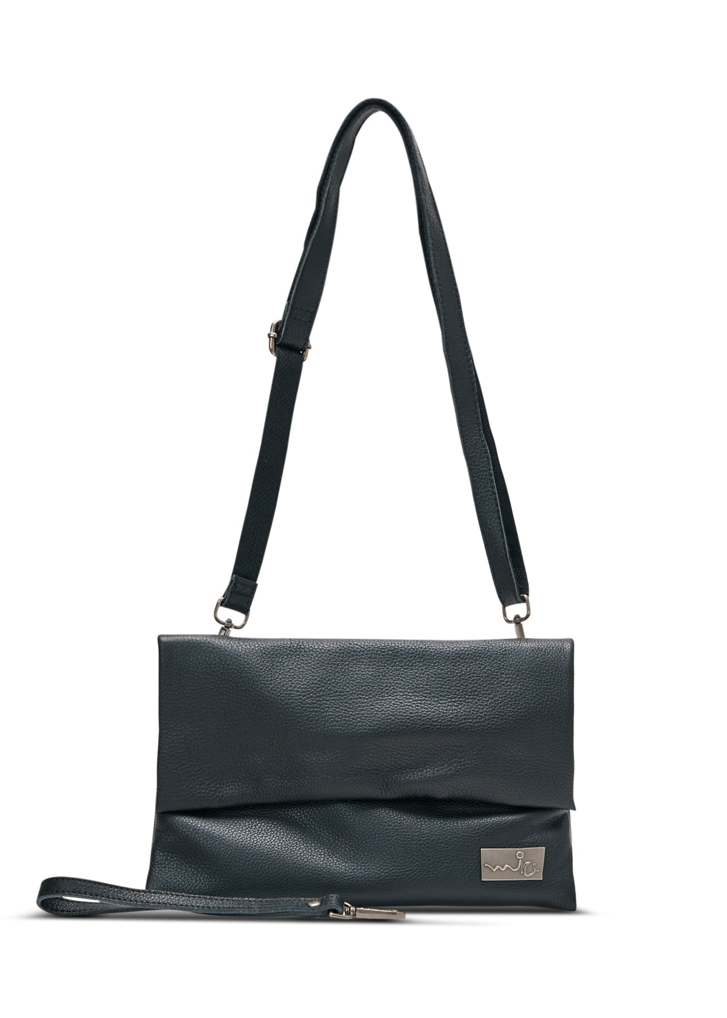 Black magnetic kalapa evening bag