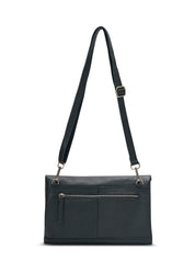 Black magnetic kalapa evening bag