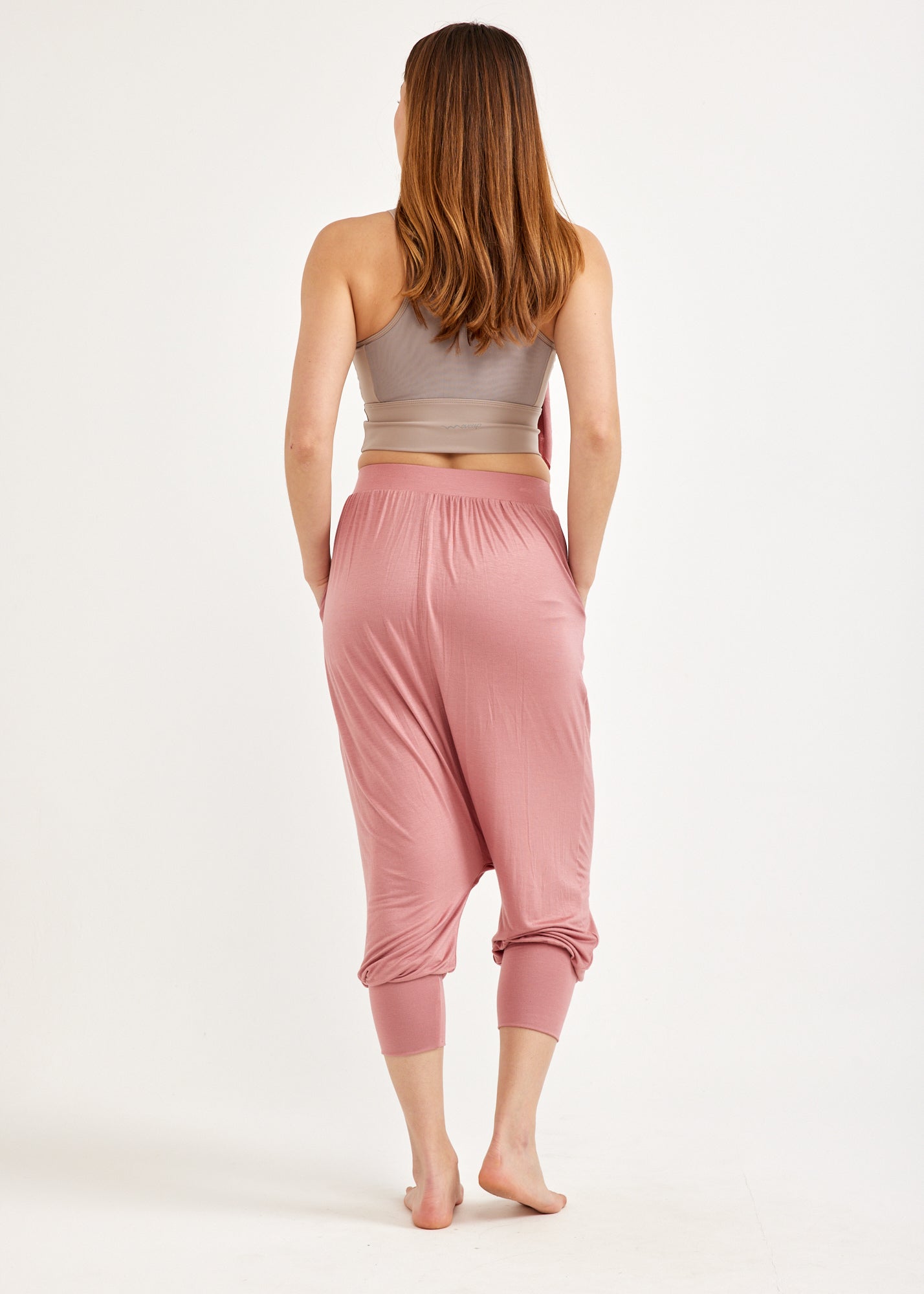 Pink baggy pants