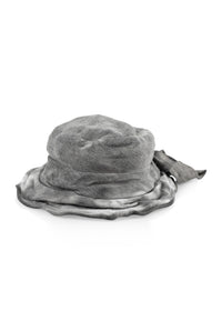 Holly hat, with light gray wash tie - 99