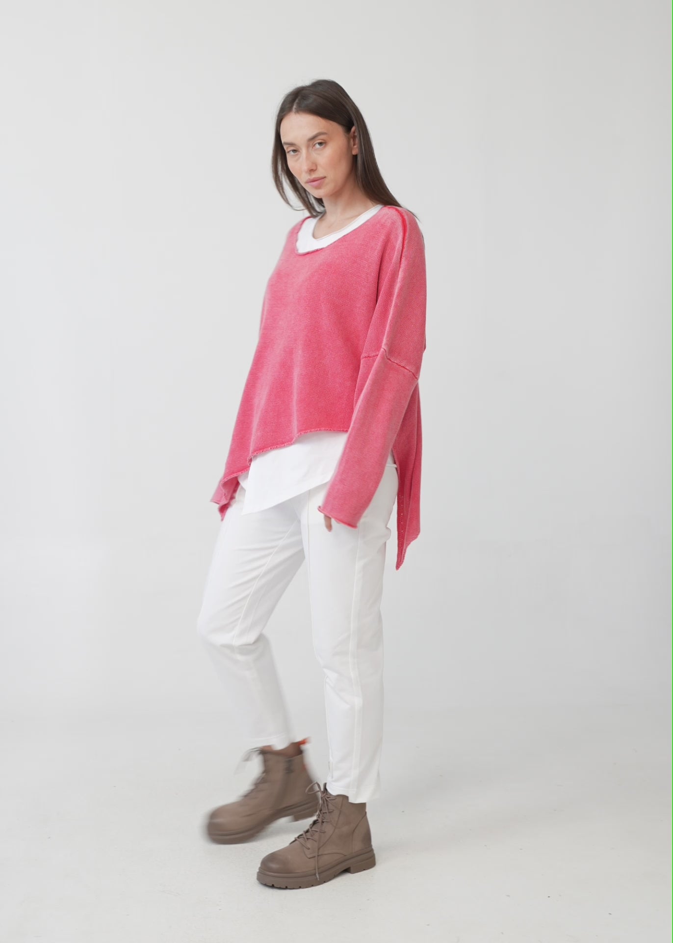 Mustard oversized batwing knit