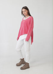 Mustard oversized batwing knit