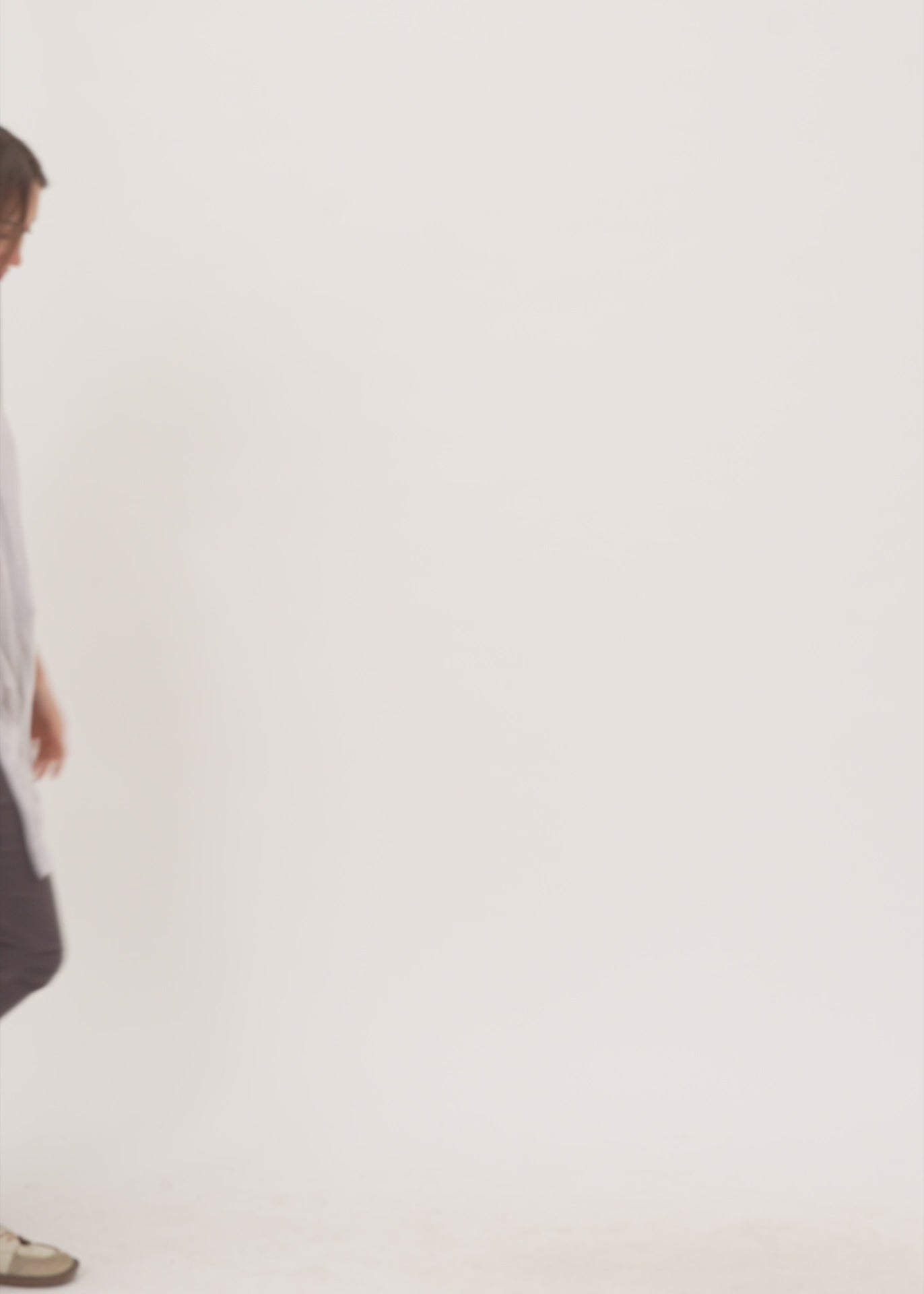 Gray triangle forward model long tank top 